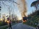 Incendio ad un vecchio silos tra Villanova D'Albenga e Ortovero