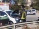 Borgio Verezzi, auto scontra un furgone sull'Aurelia: due feriti non gravi, traffico in tilt (FOTO)