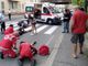 Impatto tra un daino e un ciclomotore a Vado Ligure