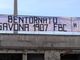 FOTONOTIZIA: striscione al Priamar: &quot;Bentornato Savona 1907 FBC&quot;