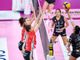 Volley A1F. Cuneo, vittoria in rimonta: Drews trascina le Gatte al successo per 3-2 su Perugia