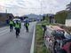 Auto finisce fuori strada alle porte di Bra, Statale 231 chiusa temporaneamente al traffico