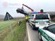 Un sorpasso in curva la causa dell’incidente che ieri ha bloccato per ore la Provinciale 7 tra Pollenzo e Cherasco