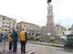 Svelata la statua restaurata di Giuseppe Barbaroux in piazza Galimberti [FOTO]