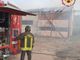 In fiamme un capannone pieno di paglia e fieno a Clavesana