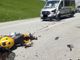 Moto contro furgone sul Colle della Maddalena: un ferito [VIDEO]
