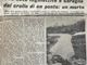 Cinquant'anni anni fa il crollo del ponte sul Grana a Caraglio: un'altra tragedia che si doveva evitare