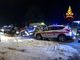 Auto cappottata a Melle, un uomo in codice rosso al S. Croce di Cuneo