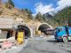 Infortunio nel cantiere del nuovo tunnel di Tenda, in corso gli accertamenti