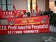 Svastiche sui muri: grande successo per la manifestazione della Cgil a Settimo Torinese