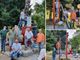 Cede il monumento degli Alpini di Lauriano: il crollo è avvenuto per cause naturali
