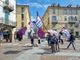 Volley A2/F: Pinerolo in piazza tra i tifosi prima della sfida promozione [FOTO]