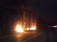 Vigone: in fiamme la chiesa diroccata di via Pancalieri [FOTO e VIDEO]