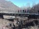 Auto sfonda la balaustra del Ponte delle rovine a Villar Pellice e cade nel vuoto