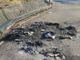 Ordinanze carta straccia a Torino: bidoni incendiati e marciapiedi invasi da distese di petardi [FOTO]