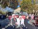 Studenti in piazza contro Israele e il governo Meloni: &quot;Fermiamo Valditara&quot;. Scontri in via Roma [VIDEO e FOTO]
