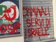 Rivendicate dalla &quot;Osa&quot; le scritte pro-Palestina tracciate sulla sede del Pd di via Dina