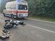 FOTO. Moto contro auto sulla provinciale tra Jerago e Albizzate, 17enne portato in ospedale. Traffico in tilt