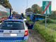 Pullman rubato nella notte spunta nel torrente