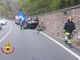 Ancora un incidente sulla statale della Valganna: auto si ribalta dopo lo schianto a Induno