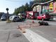 FOTO. Vergiate, scontro tra un'auto e una moto sul Sempione: paura per un trentacinquenne ferito
