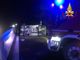 FOTO. Si ribalta con l'auto per evitare un cervo sulla statale Vergiate-Besozzo: ventenne ferito
