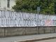 Vicenda stadio, striscione contro l'amministrazione spunta davanti al Comune