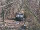 Auto incidentata e abbandonata nei boschi del Picuz a Sangiano