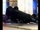 Auto si ribalta in via Sanvito Silvestro e finisce sul piazzale del benzinaio della Q8, paura per due ragazzi