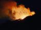 Incendio nella notte al confine tra Italia e Svizzera