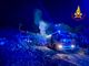 Roulotte in fiamme, vigili del fuoco al lavoro in via Postumia