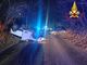 Incidente stradale con ribaltamento ad Albizzate: ferite le due conducenti