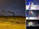 Maxi incendio nella notte in un'azienda di Cesate: due feriti trasportati in ospedale
