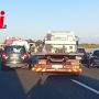 A21, camion fuori strada provoca maxi tamponamento: traffico in tilt tra Felizzano e Alessandria