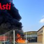 Incendio in un capannone  a Isola d’Asti, intervento rapido dei Vigili del Fuoco