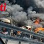 Grave incidente sull'autostrada A21 tra due mezzi pesanti. Prende fuoco una bisarca, morto il conducente [VIDEO]