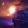 Vasto incendio nella notte a Montaldo Scarampi, distrutti oltre mille metri quadrati di canneto Vasto incendio nella notte a Montaldo Scarampi, distrutti oltre mille metri quadrati di canneto