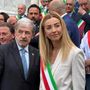 2 Giugno, Bucci e Salis in piazza Matteotti: &quot;Giusto andare a votare per i referendum&quot;