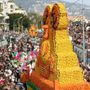 Mentone in festa: Corso des Fruits d’Or, sfilata di carri fioriti il 15, 22 febbraio e 1° marzo- da non perdere!