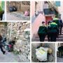 Sanremo: blitz nella Pigna contro l'abbandono dei rifiuti, cinque multe e trovato anche uno scooter abbandonato (Foto)