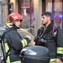 Incendio in via Zefiro Massa, otto famiglie presto a casa: il 97enne resta senza alloggio (Foto e Video)