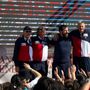 Sanremo, i campioni sono qui: piazzale Dapporto invaso da bambini per Panatta, Graziani, Lucchetta e Castrogiovanni (Foto e video) Sanremo, i campioni sono qui: piazzale Dapporto invaso da bambini per Panatta, Graziani, Lucchetta e Castrogiovanni (Foto e video)