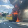 Autoarticolato in fiamme sull'A10: intervento dei vigili del fuoco ad Albisola (FOTO)