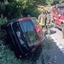 Savona, auto fuori strada in Via Nazionale Piemonte: soccorsi mobilitati
