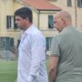 Finale. Ecco mister Alessi: prima presa di contatto con il &quot;Felice Borel&quot; per il neo tecnico giallorossoblu (FOTO)