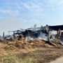 Vigili del Fuoco ancora impegnati per un capannone agricolo con fienile andato a fuoco a Cherasco