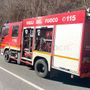 Fiamme sotto il castello vecchio di Barge: intervento in corso per un incendio di sterpaglie Fiamme sotto il castello vecchio di Barge: intervento in corso per un incendio di sterpaglie