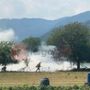 In fiamme un campo agricolo a Piano Quinto: tre interventi in 24 ore per i vigili del fuoco [VIDEO]