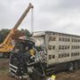 Due morti nel drammatico incidente alle porte di Cuneo: recuperati i mezzi e riaperta la strada
