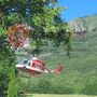 L'elicottero dei vigili del fuoco in valle Po per le ricerche di un saluzzese di 31 anni